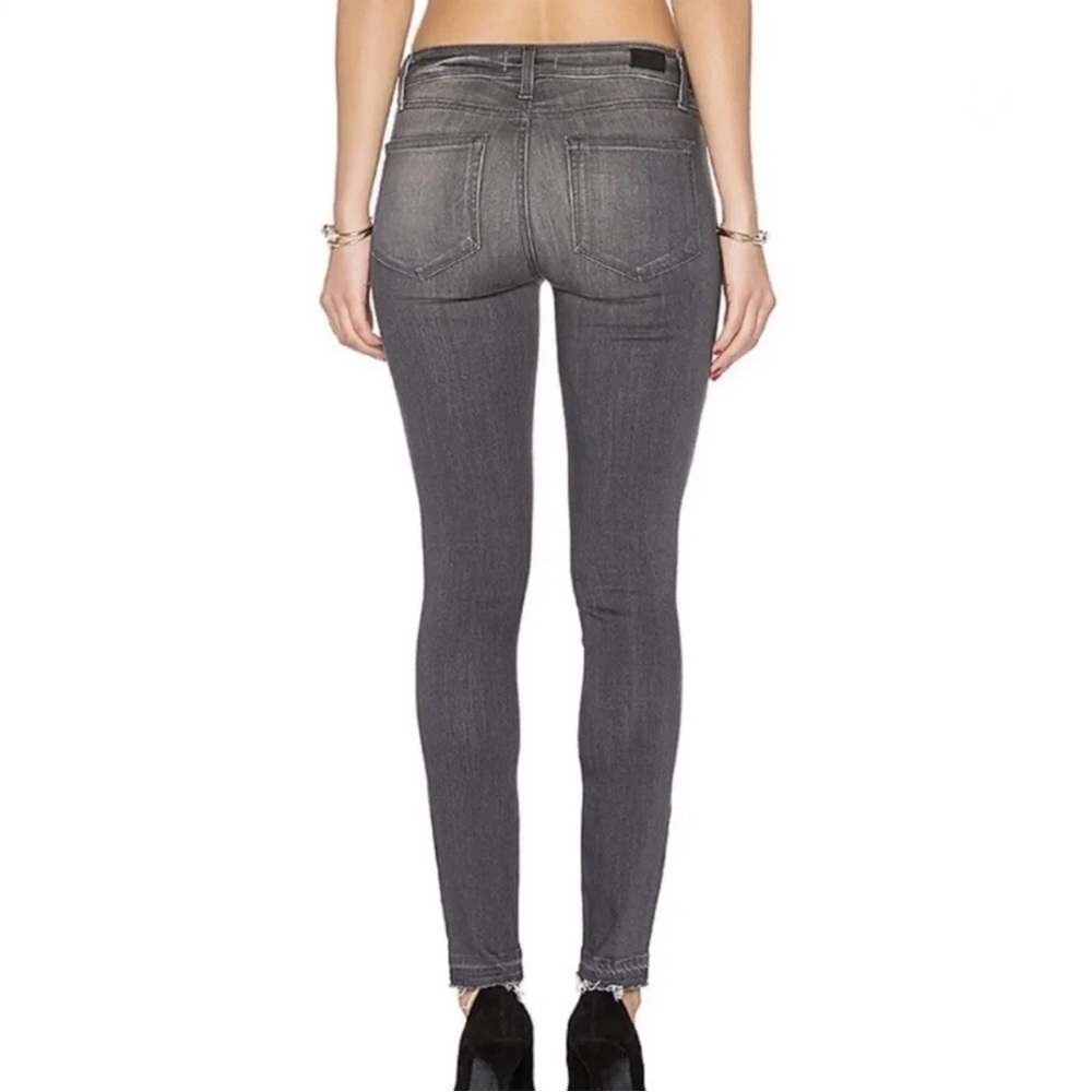 PAIGE Leggy Ultra Skinny Jeans Mid Rise Fall Grunge‎ Size 27 long